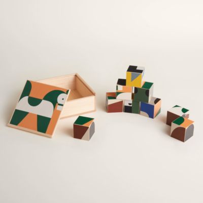 Vista: vídeo, Juego de 9 cubos Animaux Blocks